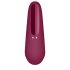 Satisfyer Curvy 1+ - pametni, punjivi stimulator klitorisa sa zračnim valovima (crveni) 