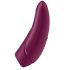 Satisfyer Curvy 1+ - pametni, punjivi stimulator klitorisa sa zračnim valovima (crveni) 