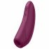 Satisfyer Curvy 1+ - pametni, punjivi stimulator klitorisa sa zračnim valovima (crveni) 