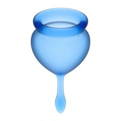   Satisfyer Feel good - menstrualna čašica set (plava) - 2 kom