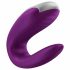 Satisfyer Double Fun - pametni, vodootporni, radijski vibrator za par (ljubičasta) 