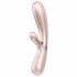 Satisfyer Hot Lover - pametni vibrator za grijanje na baterije (srebrni) 