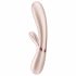 Satisfyer Hot Lover - pametni vibrator za grijanje na baterije (srebrni) 