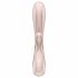 Satisfyer Hot Lover - pametni vibrator za grijanje na baterije (srebrni) 