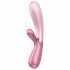 Satisfyer Hot Lover - pametni vibrator za grijanje na baterije (roza) 