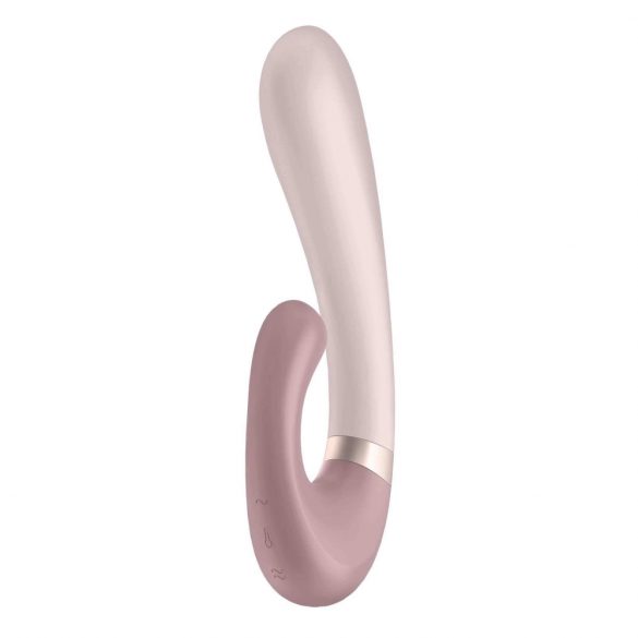 Satisfyer Heat Wave - pametni vibrator s polugom za zagrijavanje (bež) 