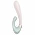 Satisfyer Heat Wave - pametni, zagrijavajući vibrator s polugom (mint) 