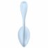 Satisfyer Smooth Petal - pametno vibrirajuće jaje (plavo) 