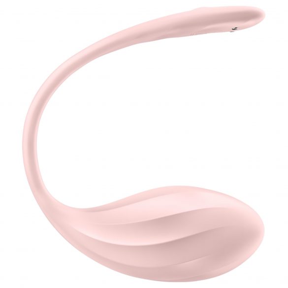 Satisfyer Ribbed Petal - radio vibrirajuće jaje (ružičasto) 