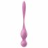 Satisfyer Love Birds 1 - pametna, vibracijska gejša kuglica (pink)