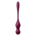 Satisfyer Love Birds Vary - pametna, podesiva geisha kuglica (bordo)