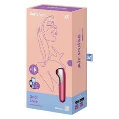   Satisfyer Dual Love - pametni, punjivi vaginalni i klitoralni vibrator (crveni)