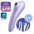 Satisfyer Dual Pleasure - pametni zračni val 2u1 vibrator (ljubičasta) 