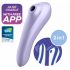 Satisfyer Dual Pleasure - pametni zračni val 2u1 vibrator (ljubičasta) 