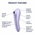 Satisfyer Dual Pleasure - pametni zračni val 2u1 vibrator (ljubičasta) 