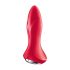 Satisfyer Rotator Plug 1 - analni vibrator s kuglicama na baterije (crveni) 