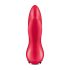 Satisfyer Rotator Plug 1 - analni vibrator s kuglicama na baterije (crveni) 