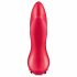 Satisfyer Rotator Plug 1 - analni vibrator s kuglicama na baterije (crveni) 