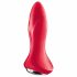 Satisfyer Rotator Plug 1 - analni vibrator s kuglicama na baterije (crveni) 