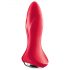 Satisfyer Rotator Plug 1 - akumulatorski, perlasti analni vibrator (crveni)