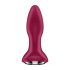 Satisfyer Rotator Plug 2 - analni vibrator s perlama na baterije (fuzija) 