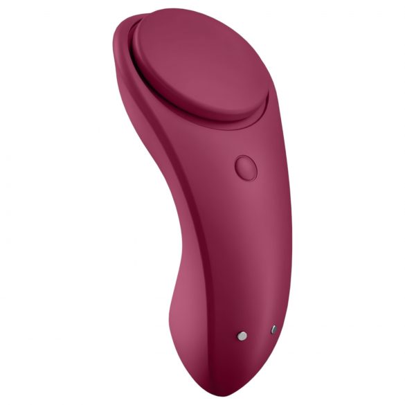 Satisfyer Sexy Secret - pametni vodootporni vibrator za gaćice (bordo)