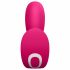 Satisfyer Top Secret - punjivi, pametni vibrator s 2 motora (ružičasti) 