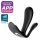 Satisfyer Top Secret Plus - pametni vibrator s 3 zupca na baterije (crni) 