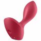 Satisfyer Backdoor Lover - punjivi, vodootporni analni vibrator (crveni) 