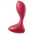 Satisfyer Backdoor Lover - akumulatorski, vodootporni analni vibrator (crveni)