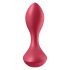 Satisfyer Backdoor Lover - punjivi, vodootporni analni vibrator (crveni) 