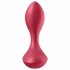 Satisfyer Backdoor Lover - punjivi, vodootporni analni vibrator (crveni) 