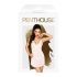 Penthouse Casual Seduction - spavaćica s mašnom i tangama (bijela)  - L/XL