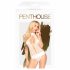 Penthouse Perfect Lover - bodi od čipke s trakom oko vrata (bijeli)  - M/L