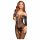 Penthouse Dreamy Diva - cik-cak karmen kombinezon (crni)  - XL