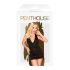 Penthouse Earth-shaker - haljina s halterima i tangama (crna)  - M/L