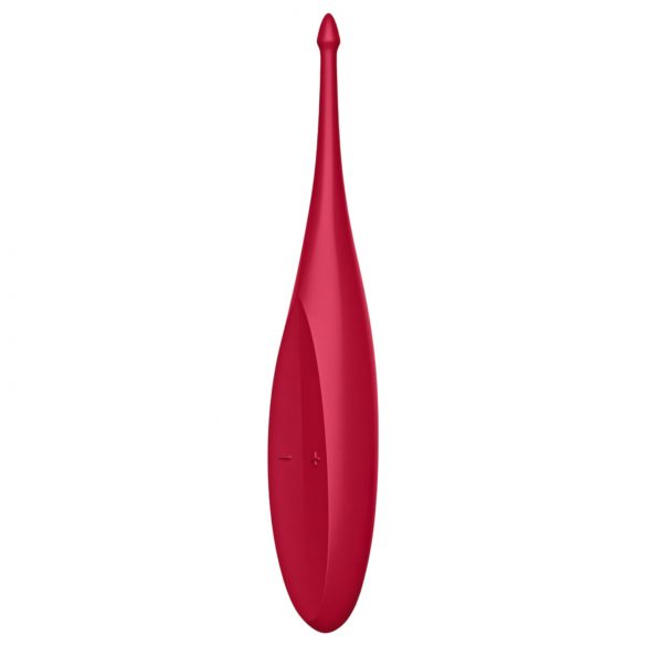 Satisfyer Twirling Fun - punjivi, vodootporni klitoralni vibrator (crveni)