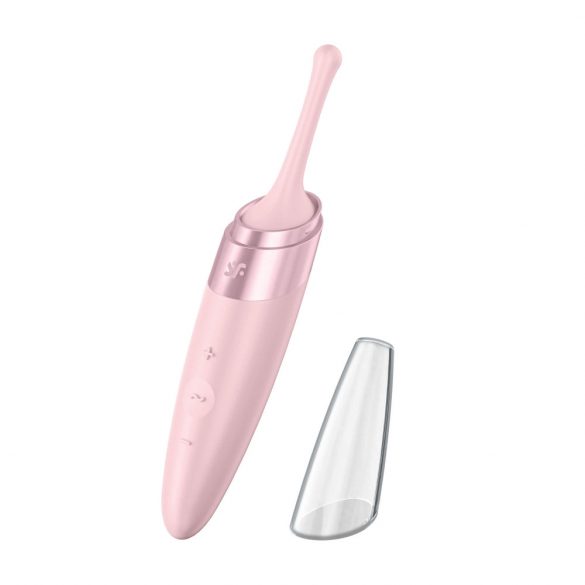 Satisfyer Twirling Delight - punjivi, vodootporni vibrator za klitoris (ružičasti) 