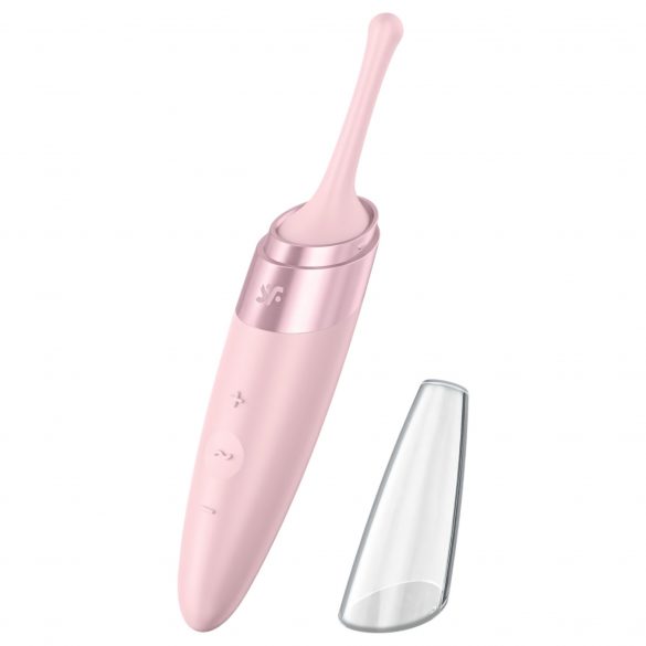 Satisfyer Twirling Delight - punjivi, vodootporni vibrator za klitoris (roza)