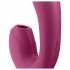 Satisfyer Sunray - bežični, zračni val 2u1 vibrator (crveni) 