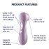 Satisfyer Pro 2 Gen2 - stimulator klitorisa na baterije (ljubičasti) 