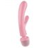 Satisfyer Triple Lover - G-točka i masažni vibrator (ružičasti)