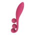 Satisfyer Tri Ball 1 - punjivi, multifunkcionalni vibrator (crveni) 