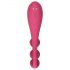 Satisfyer Tri Ball 1 - višenamjenski vibrator s punjivom baterijom (crveni)