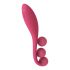 Satisfyer Tri Ball 1 - punjivi, multifunkcionalni vibrator (crveni) 