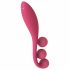 Satisfyer Tri Ball 1 - punjivi, multifunkcionalni vibrator (crveni) 