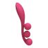 Satisfyer Tri Ball 1 - punjivi, multifunkcionalni vibrator (crveni) 