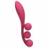 Satisfyer Tri Ball 1 - punjivi, multifunkcionalni vibrator (crveni) 