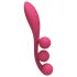 Satisfyer Tri Ball 1 - višenamjenski vibrator s punjivom baterijom (crveni)