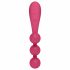 Satisfyer Tri Ball 1 - punjivi, multifunkcionalni vibrator (crveni) 